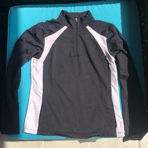 🔴 Black and White Slazenger Athletic Jacket